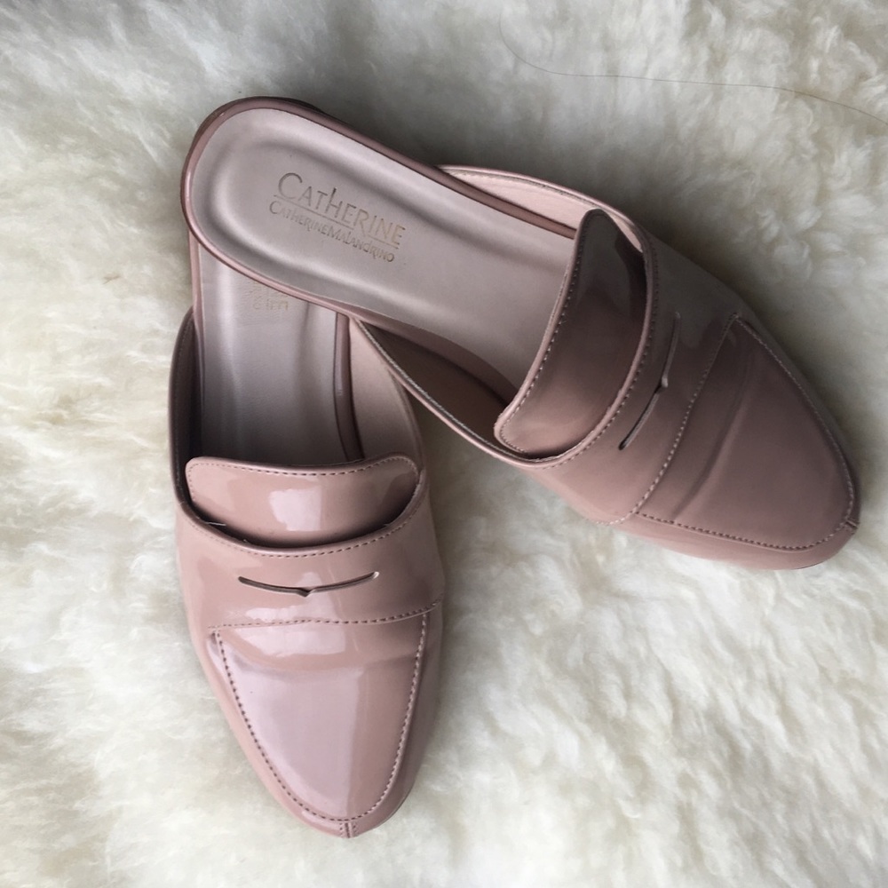 Light Pink Penny Loafer Slides (Size 6)